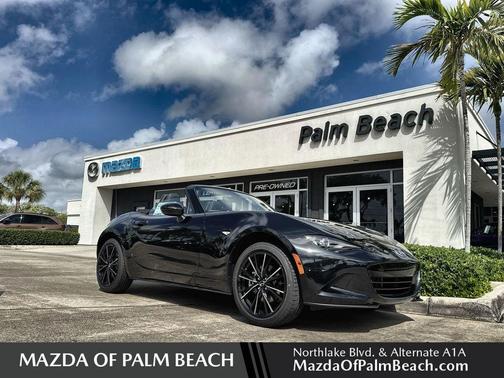 Jet Black Mica 2026 Mazda MX-5 Miata Grand Touring