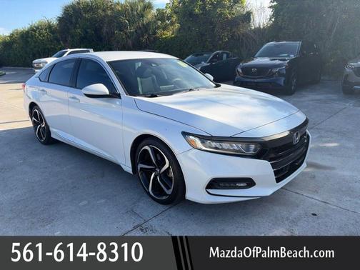White 2020 Honda Accord Sport 1.5T