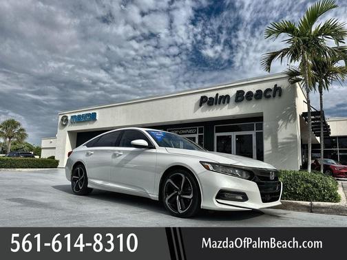 White 2020 Honda Accord Sport 1.5T