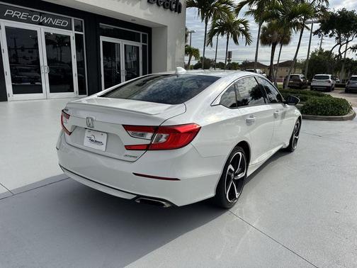 White 2020 Honda Accord Sport 1.5T