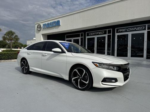 White 2020 Honda Accord Sport 1.5T