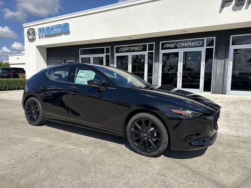 Jet Black Mica 2026 Mazda Mazda3 FWD w/Premium Package