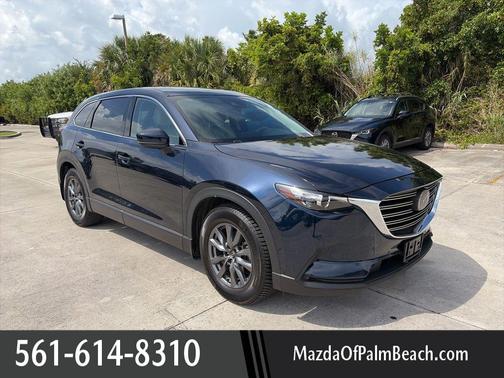 Deep Crystal Blue Mica 2021 Mazda CX-9 Touring