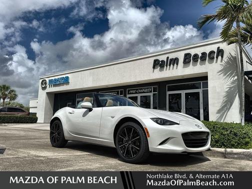 Snowflake White Pearl Mica 2026 Mazda MX-5 Miata GRAND TOURING