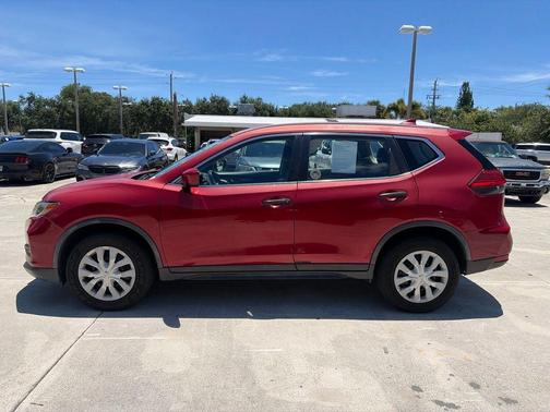 Red 2017 Nissan Rogue S