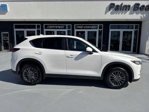 Snowflake White Pearl 2021 Mazda CX-5 Touring