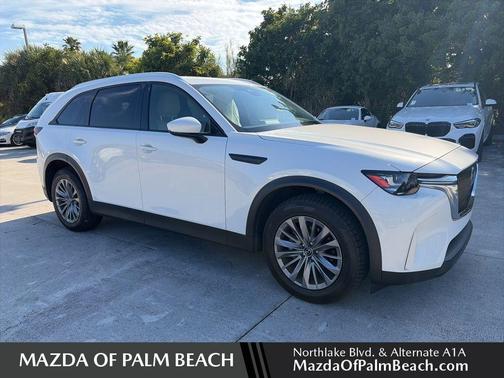 Rhodium White Metallic 2024 Mazda CX-90 3.3 Turbo Preferred