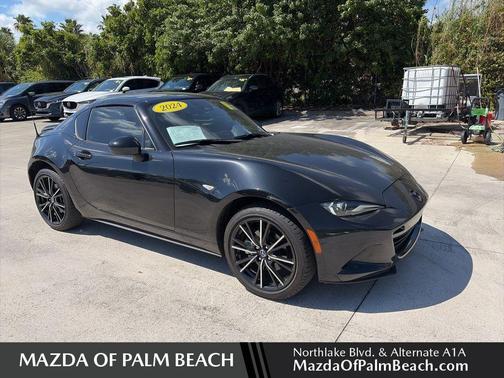 Jet Black Mica 2024 Mazda MX-5 Miata Grand Touring