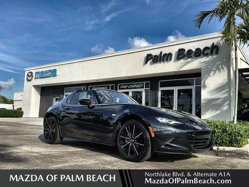 Jet Black Mica 2024 Mazda MX-5 Miata Grand Touring