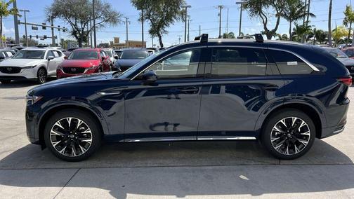 Deep Crystal Blue Mica 2025 Mazda CX-90 3.3 Turbo S Premium Package