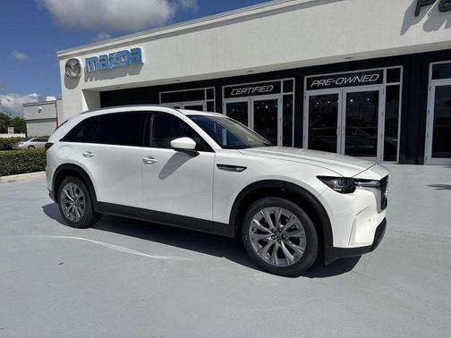 Rhodium White Premium 2026 Mazda CX-90 PHEV Preferred