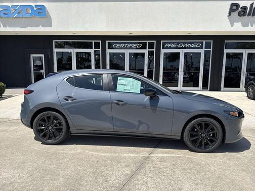 Polymetal Gray Metallic 2026 Mazda Mazda3 2.5 S Carbon Edition