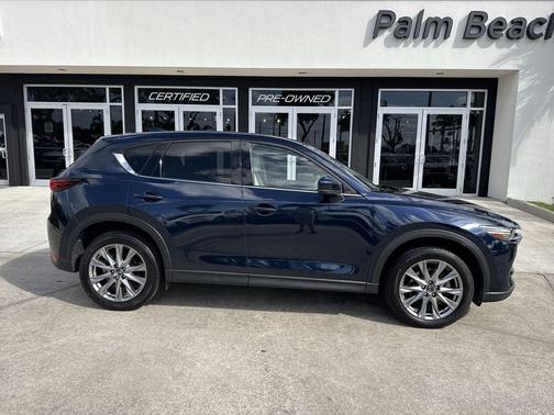 Deep Crystal Blue Mica 2020 Mazda CX-5 Grand Touring Reserve