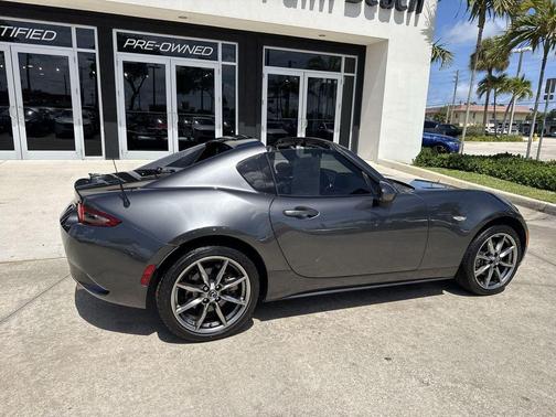 Machine Gray Metallic 2023 Mazda MX-5 Miata RF Grand Touring