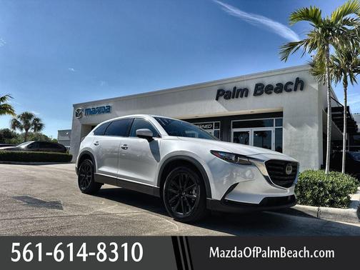 Snowflake White Pearl 2023 Mazda CX-9 Touring Plus