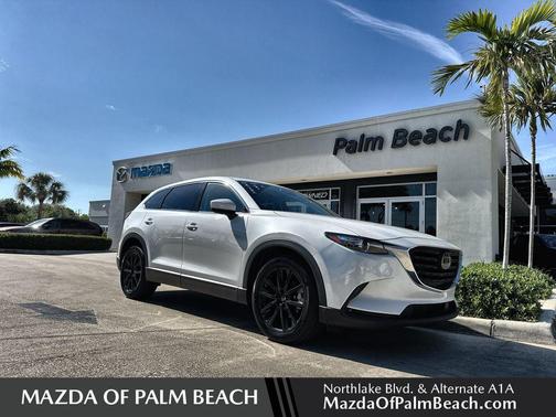 Snowflake White Pearl 2023 Mazda CX-9 Touring Plus