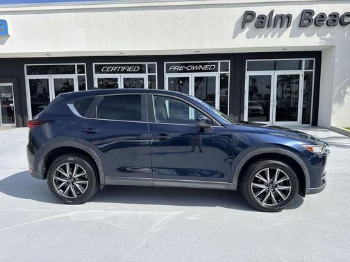 Deep Crystal Blue Mica 2018 Mazda CX-5 Touring