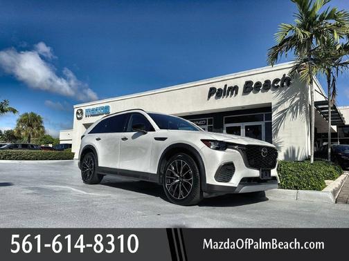 Rhodium White Premium 2025 Mazda CX-70 CX-70