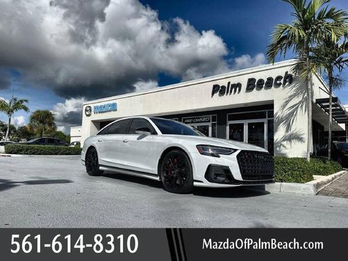 Glacier White Metallic 2025 Audi S8 4.0T quattro