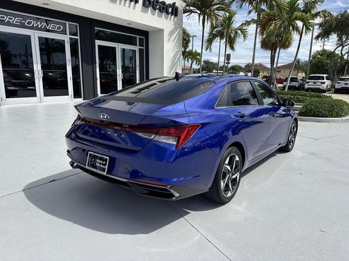 Intense Blue 2021 Hyundai ELANTRA SEL