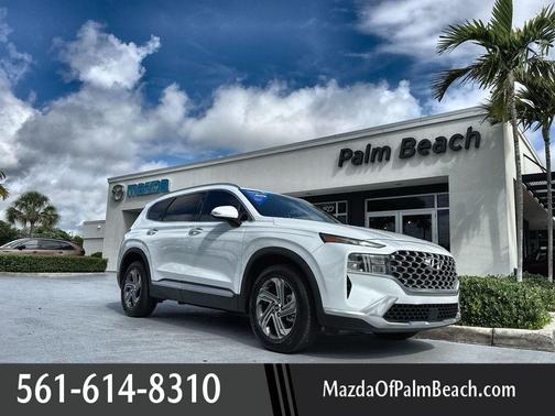 Quartz White 2021 Hyundai SANTA FE SEL