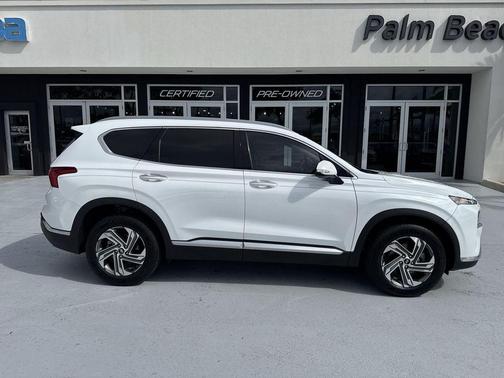Quartz White 2021 Hyundai SANTA FE SEL