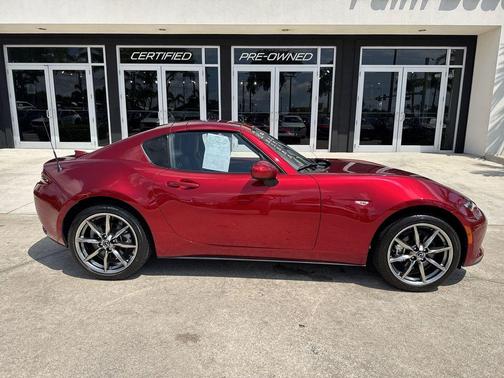 Soul Red Crystal Metallic 2023 Mazda MX-5 Miata RF Grand Touring