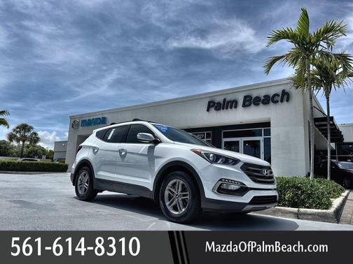Frost White Pearl 2018 Hyundai Santa Fe Sport 2.4L