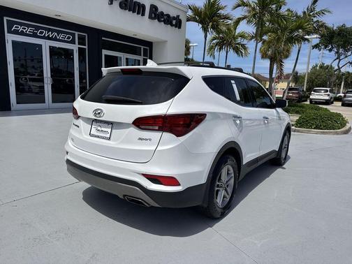 Frost White Pearl 2018 Hyundai Santa Fe Sport 2.4L