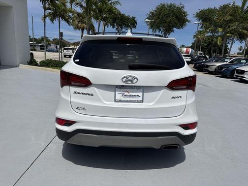 Frost White Pearl 2018 Hyundai Santa Fe Sport 2.4L