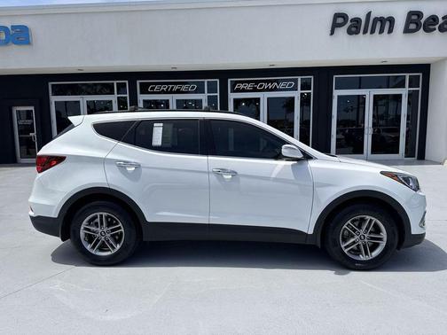 Frost White Pearl 2018 Hyundai Santa Fe Sport 2.4L
