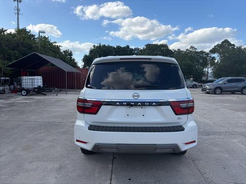 Aspen White 2024 Nissan Armada SL