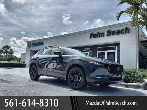 Deep Crystal Blue Mica 2026 Mazda CX-30 Premium Package
