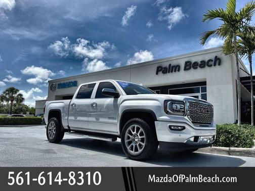 White Frost Tri-Coat 2018 GMC Sierra 1500 Denali