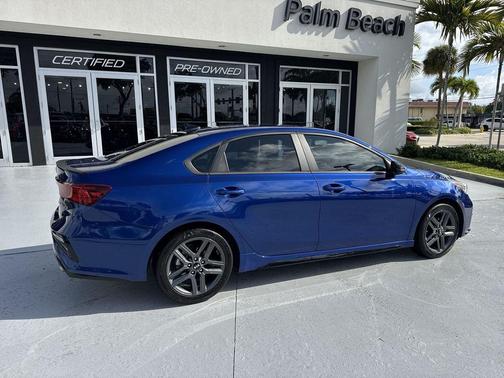 Deep Sea Blue 2021 Kia Forte GT-Line