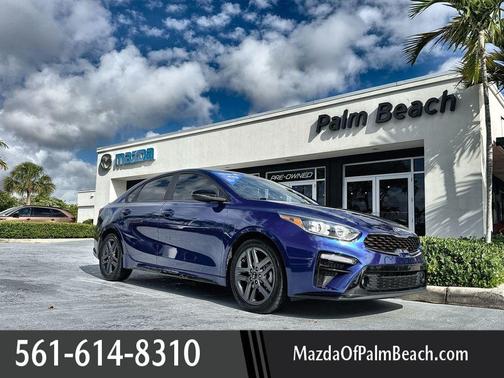Deep Sea Blue 2021 Kia Forte GT-Line
