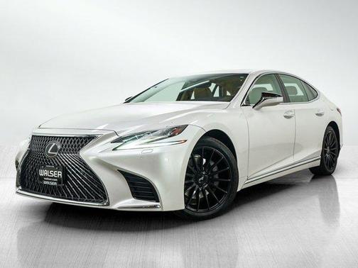 White 2019 Lexus LS 500