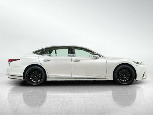 White 2019 Lexus LS 500