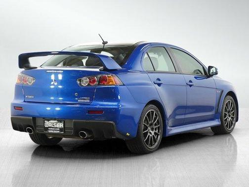Blue 2015 Mitsubishi Lancer Evolution Final Edition