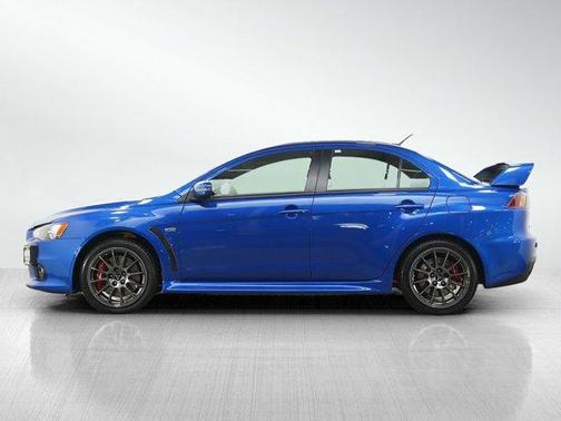 Blue 2015 Mitsubishi Lancer Evolution Final Edition