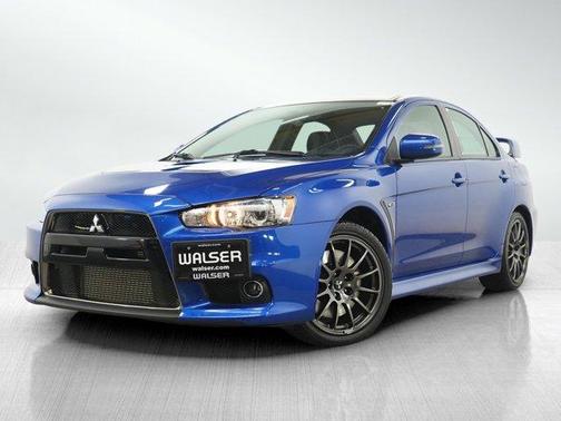 Blue 2015 Mitsubishi Lancer Evolution Final Edition