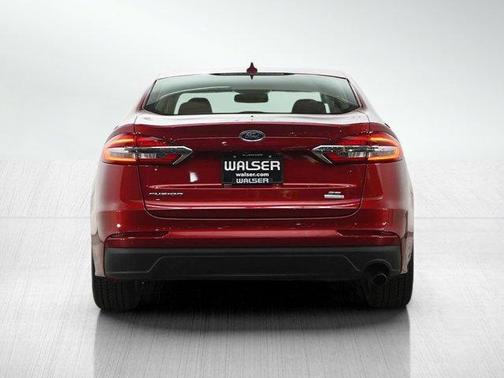 Red 2020 Ford Fusion SE