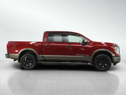 Red 2019 Nissan Titan Platinum Reserve