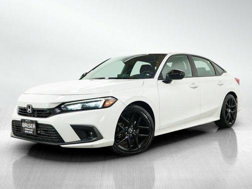 White 2022 Honda Civic Sport