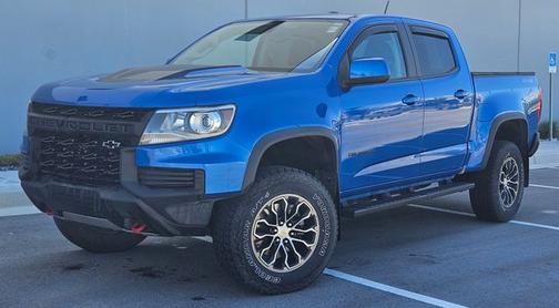 Bright Blue Metallic 2022 Chevrolet Colorado ZR2