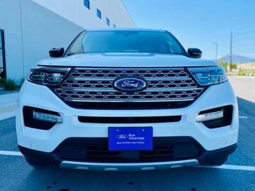 STAR WHITE MET TRI-COAT 2021 Ford Explorer LIMITED