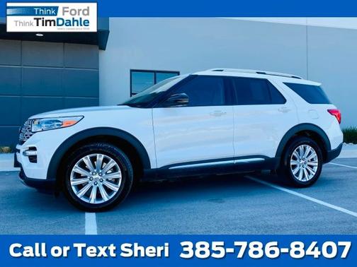 STAR WHITE MET TRI-COAT 2021 Ford Explorer LIMITED