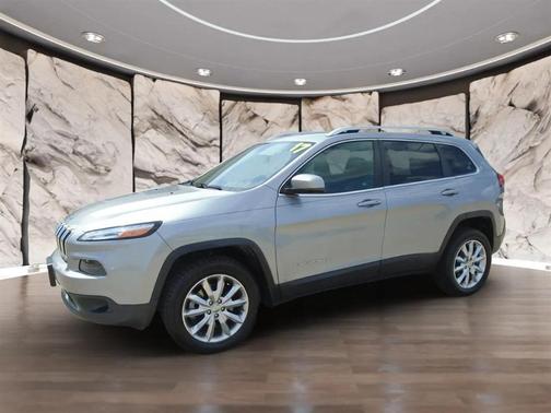 Silver 2017 Jeep Cherokee Limited