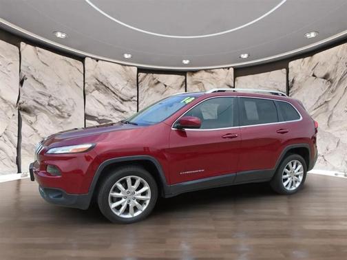 Burgundy 2014 Jeep Cherokee Limited