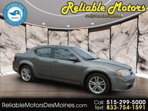 Gray 2012 Dodge Avenger SXT Plus